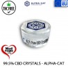 99.5% PURE CBD CRYSTALS 1 GRAM - ALPHA-CAT