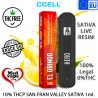 THCP VAPE 10% SAN FRAN VALLEY SATIVA LIVE RESIN - EL GRINGO