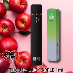 APPLE 8% THCJD VAPE & 35% 10-OH 1ml - HERO THC WEED