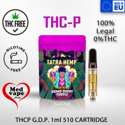 10% THCP GRANDDADDY 510 CARTRIDGE 1ML - TATRA HEMP medvape thc weed