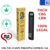 THCH 10% HYBRID PINEAPPLE EXPRESS 1ml - FARAOH VAPE