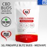 CBD BUDS PINEAPPLE BLITZ 5G. FLOWERS - MEDVAPE